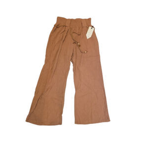 Banjara pants Brown Size Large Boho Wide Leg Lounge Pants NWT